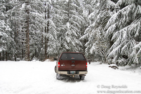 Snow Roads Mt HoodOregon