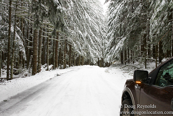 Snow Roads Mt HoodOregon