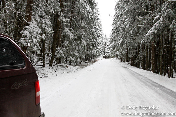 Snow Roads Mt HoodOregon