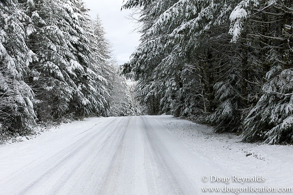 Snow Roads Mt HoodOregon