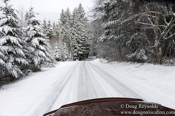 Snow Roads Mt HoodOregon