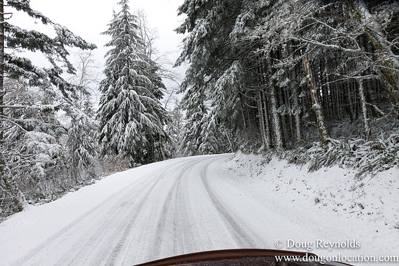 Snow Roads Mt HoodOregon