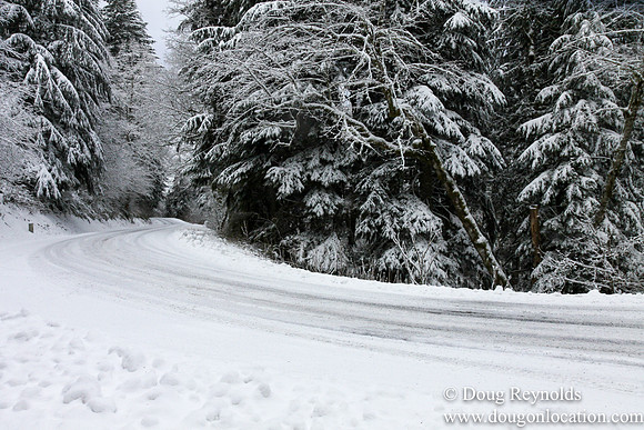 Snow Roads Mt HoodOregon