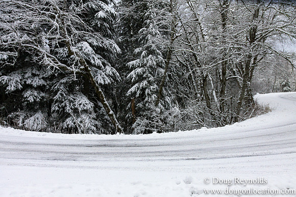 Snow Roads Mt HoodOregon