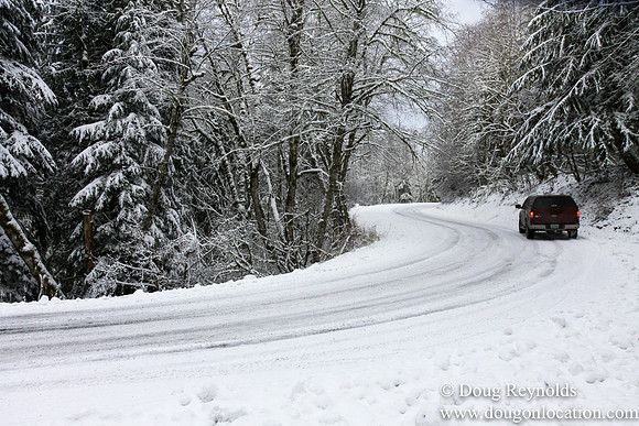Snow Roads Mt HoodOregon