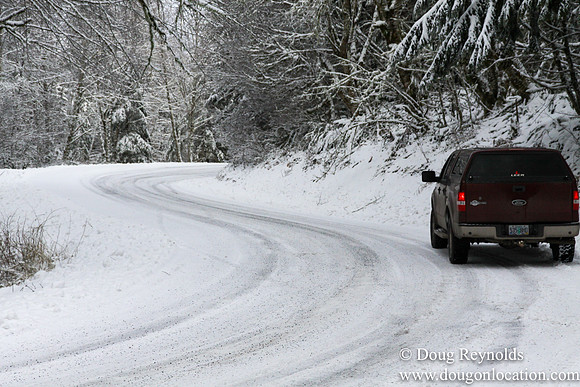 Snow Roads Mt HoodOregon