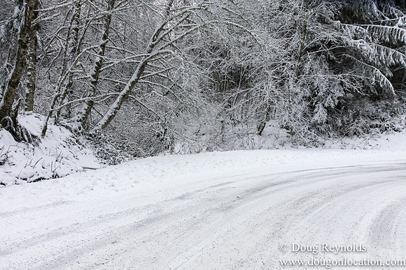 Snow Roads Mt HoodOregon