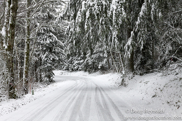Snow Roads Mt HoodOregon