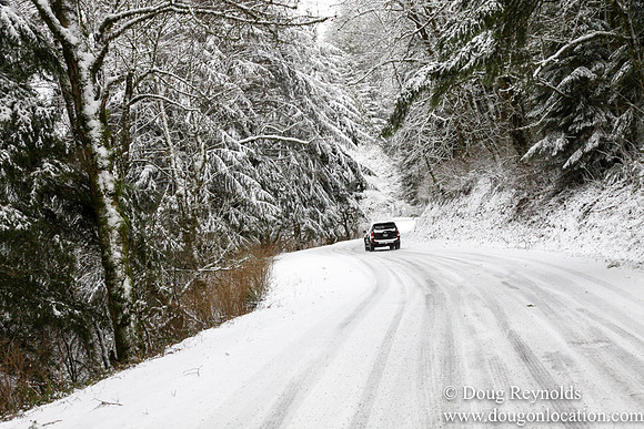 Snow Roads Mt HoodOregon