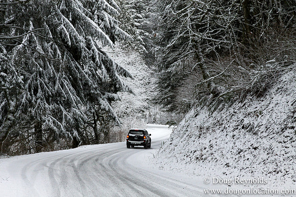 Snow Roads Mt HoodOregon