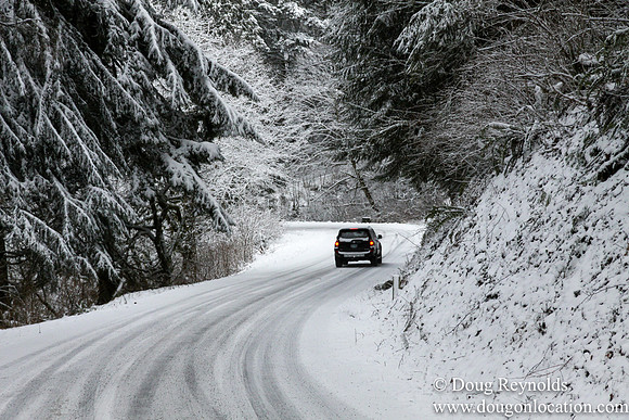 Snow Roads Mt HoodOregon