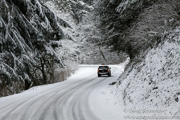 Snow Roads Mt HoodOregon
