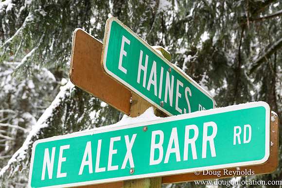 Snow Roads Mt HoodOregon