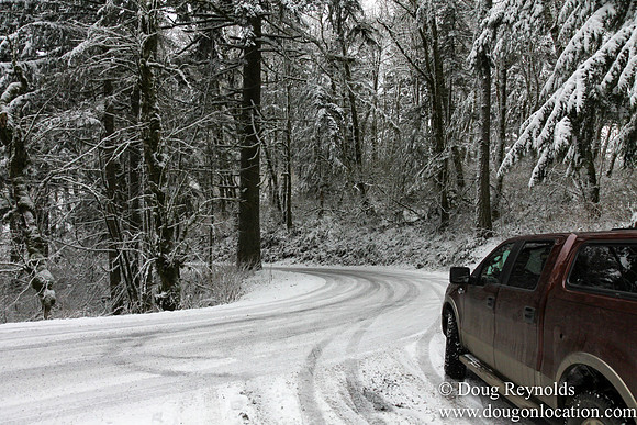 Snow Roads Mt HoodOregon