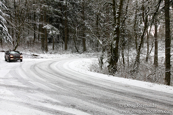 Snow Roads Mt HoodOregon