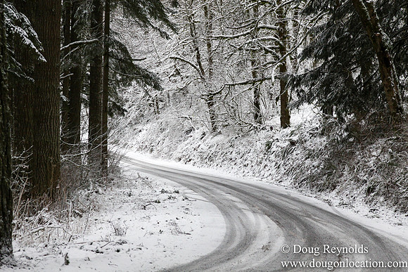 Snow Roads Mt HoodOregon