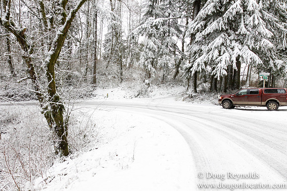 Snow Roads Mt HoodOregon