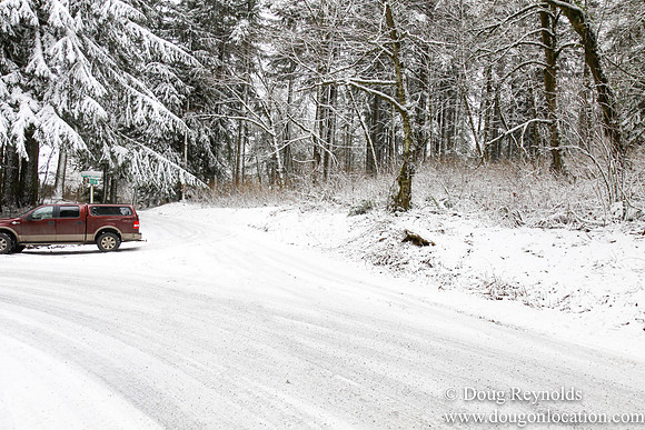 Snow Roads Mt HoodOregon