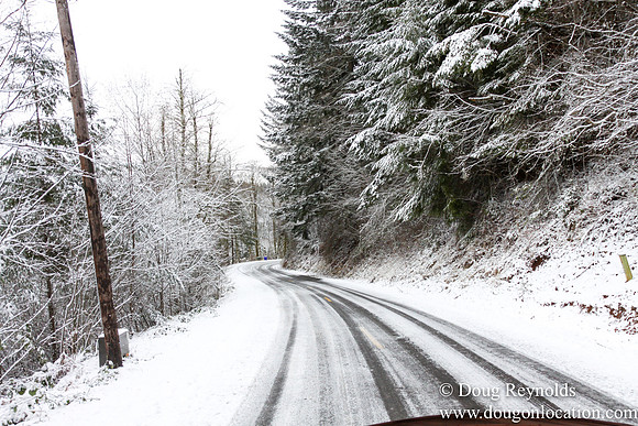 Snow Roads Mt HoodOregon