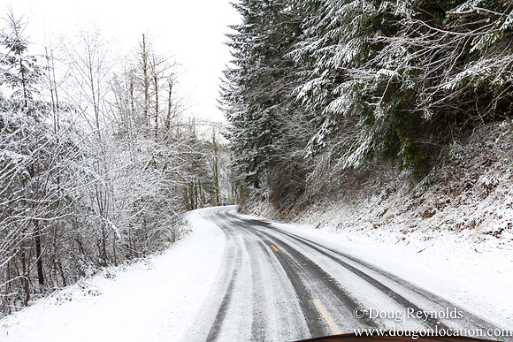 Snow Roads Mt HoodOregon
