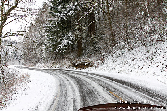 Snow Roads Mt HoodOregon