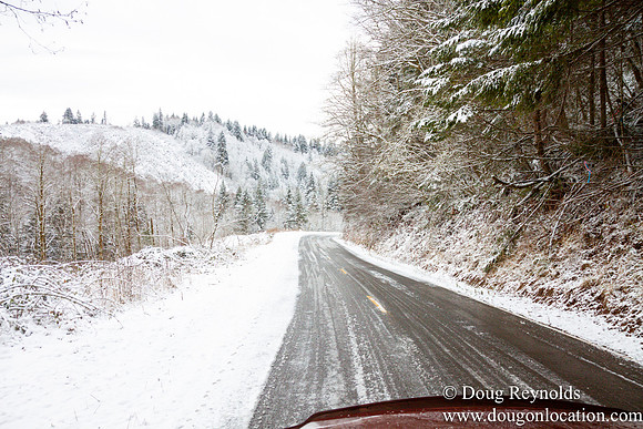 Snow Roads Mt HoodOregon