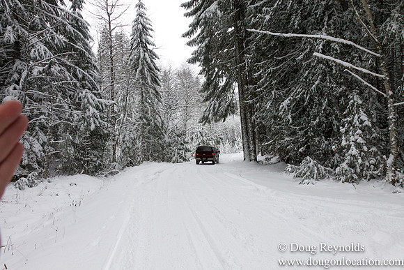 Snow Roads Mt HoodOregon