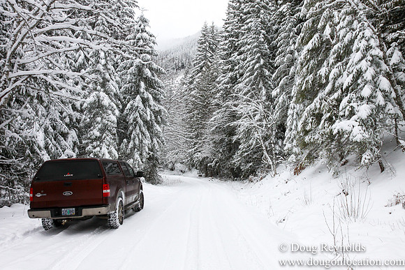 Snow Roads Mt HoodOregon