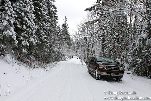 Snow Roads Mt HoodOregon