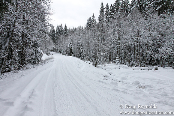 Snow Roads Mt HoodOregon