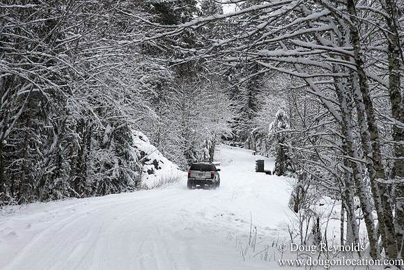 Snow Roads Mt HoodOregon