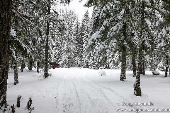 Snow Roads Mt HoodOregon