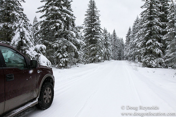 Snow Roads Mt HoodOregon
