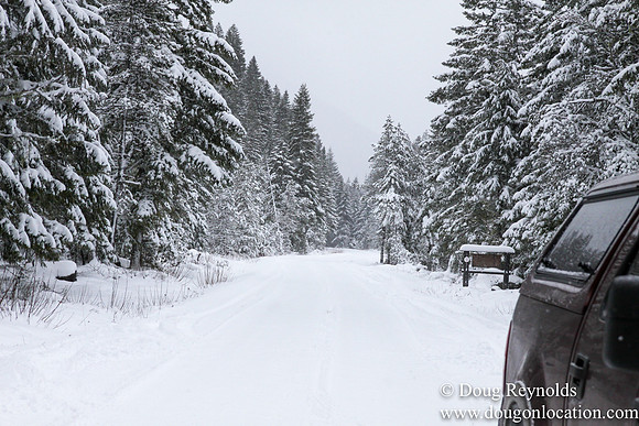 Snow Roads Mt HoodOregon