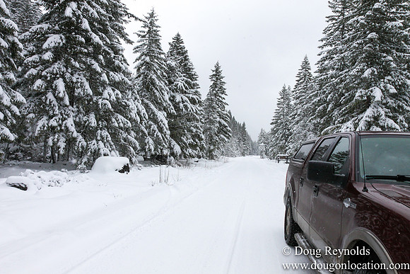 Snow Roads Mt HoodOregon