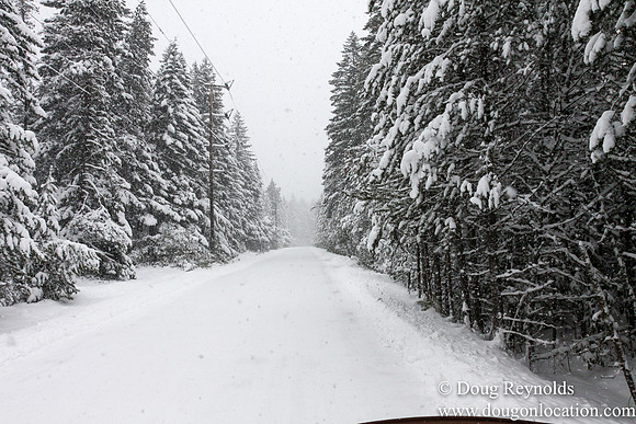 Snow Roads Mt HoodOregon