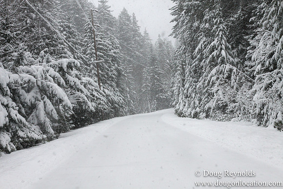 Snow Roads Mt HoodOregon