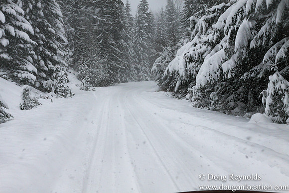 Snow Roads Mt HoodOregon