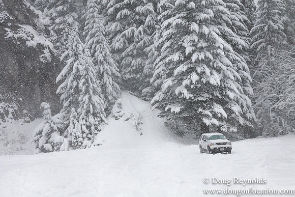 Snow Roads Mt HoodOregon