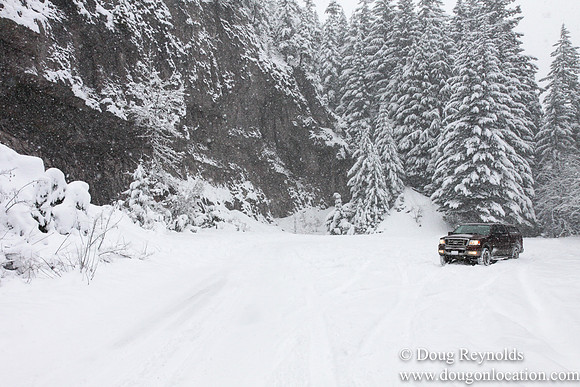 Snow Roads Mt HoodOregon