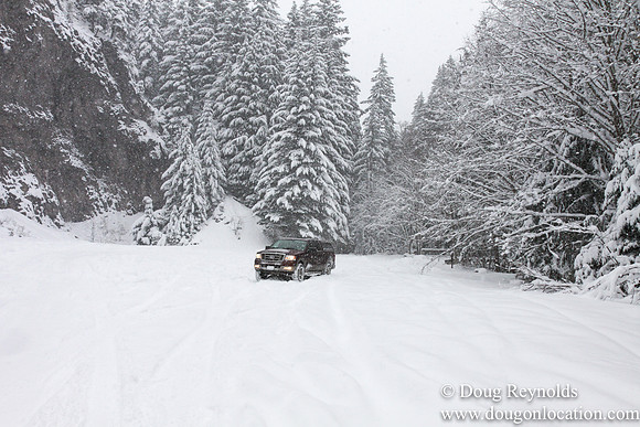 Snow Roads Mt HoodOregon