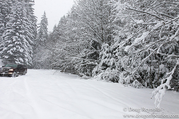 Snow Roads Mt HoodOregon