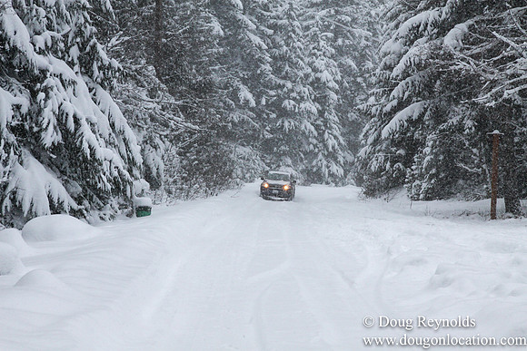 Snow Roads Mt HoodOregon