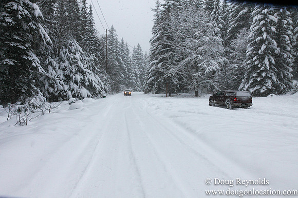 Snow Roads Mt HoodOregon