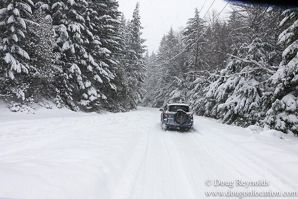 Snow Roads Mt HoodOregon