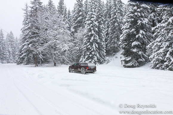 Snow Roads Mt HoodOregon
