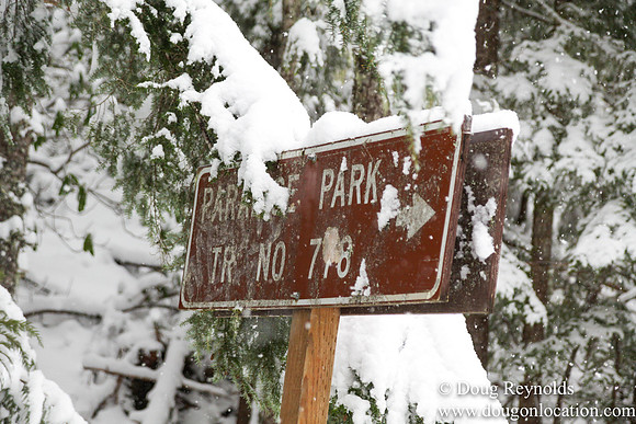 Snow Roads Mt HoodOregon