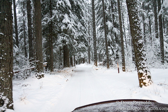 Snow Roads Mt HoodOregon