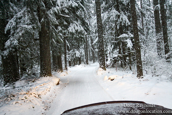 Snow Roads Mt HoodOregon