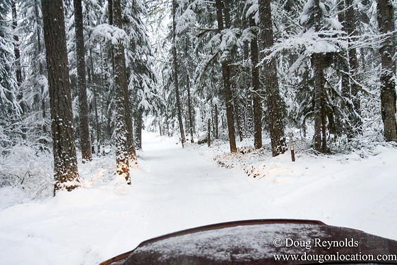 Snow Roads Mt HoodOregon
